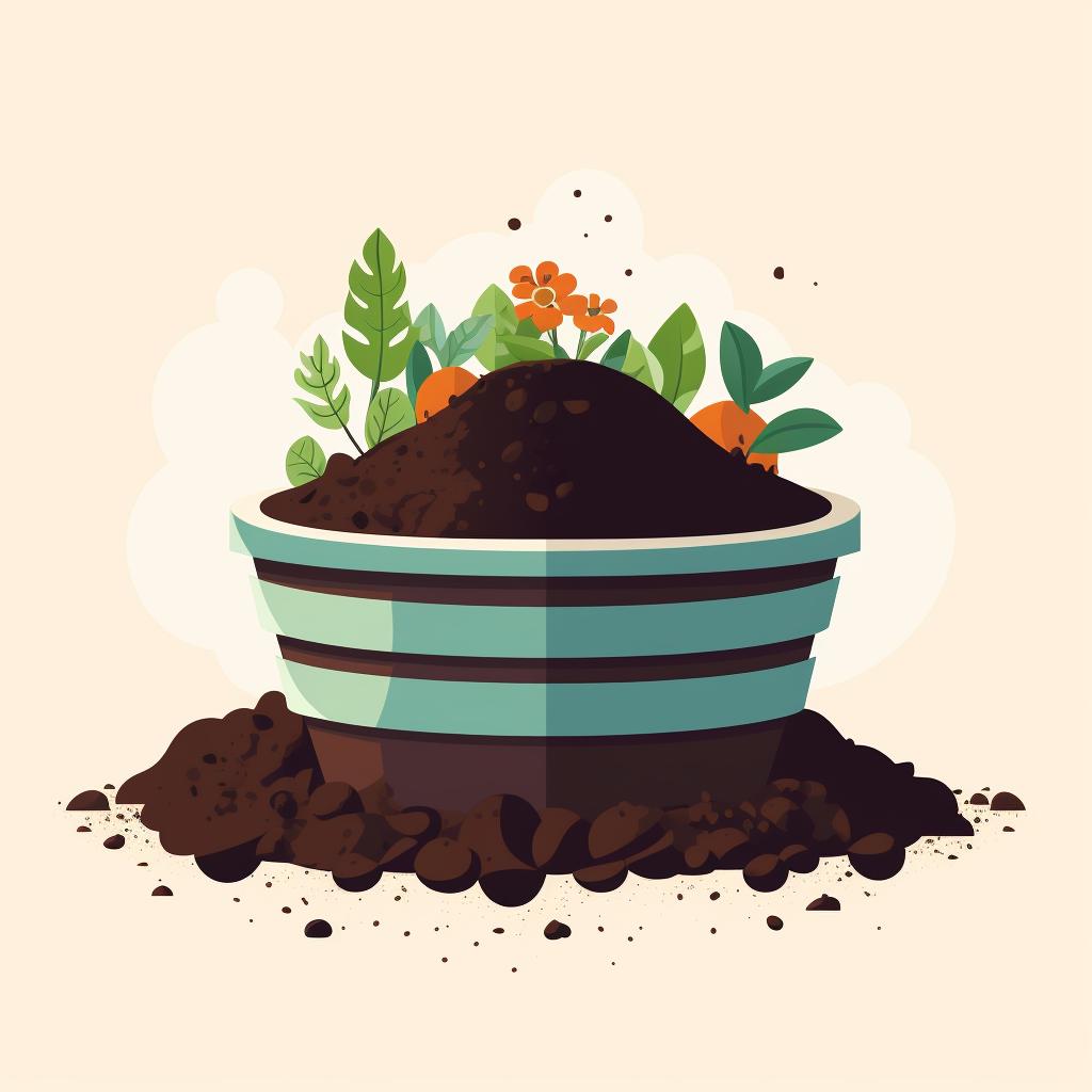 Potting soil and compost